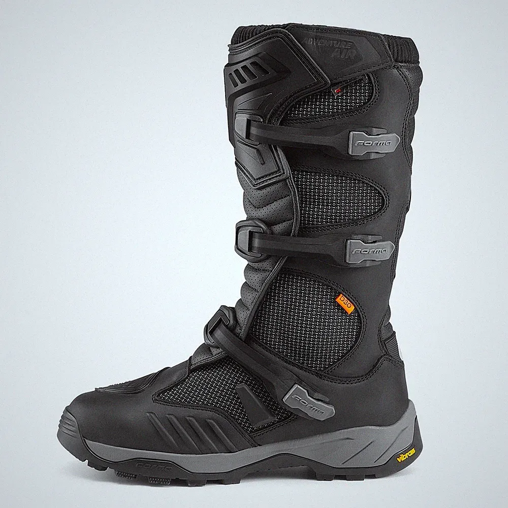 Forma ADVENTURE AIR Dry motorcycle boots (UNBOXED) black waterproof adv riding
