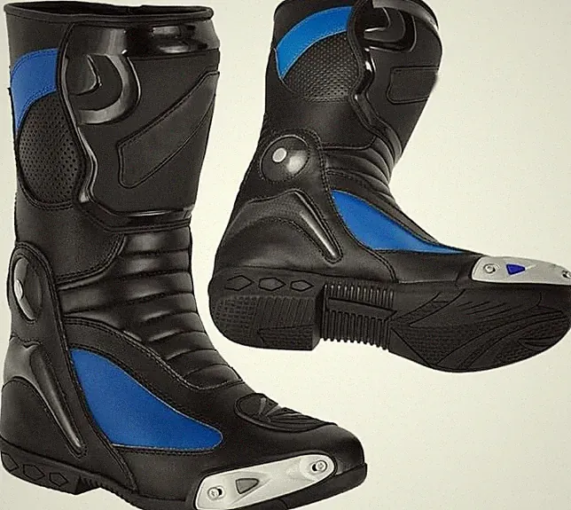 Men’s Motocross Boots Leather Racing Waterproof Off-Road Motorcycle Boots