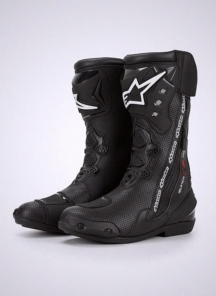Mens Motorbike Boots CE Approved Protective Touring Riding Gear Motorcycle Shoes