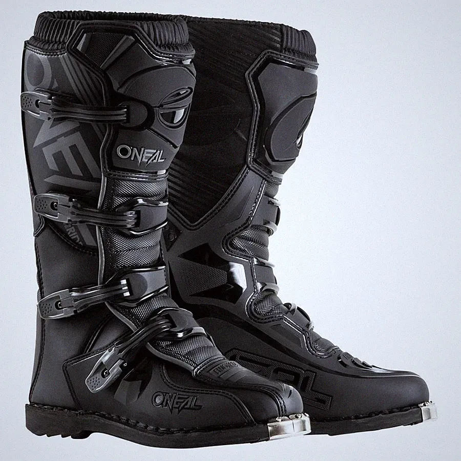 O'Neal Element Motorcycle Boots Off-Road MX Motocross Black Size 10 US / 43 Euro
