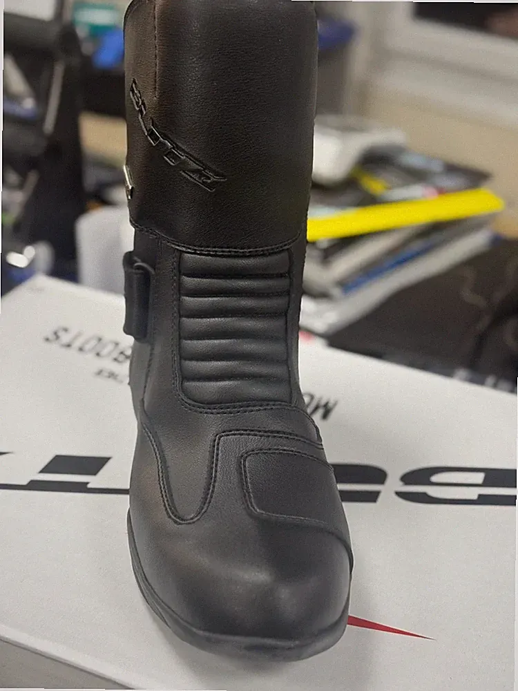 Short Ankle Motorcycle Boots Leather Motorbike/Scooter Armoured Shoes- Miami