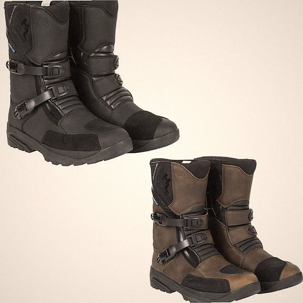 Tourmaster Mens Trailblazer Adventure Touring Motorcycle Mid Calf Boots